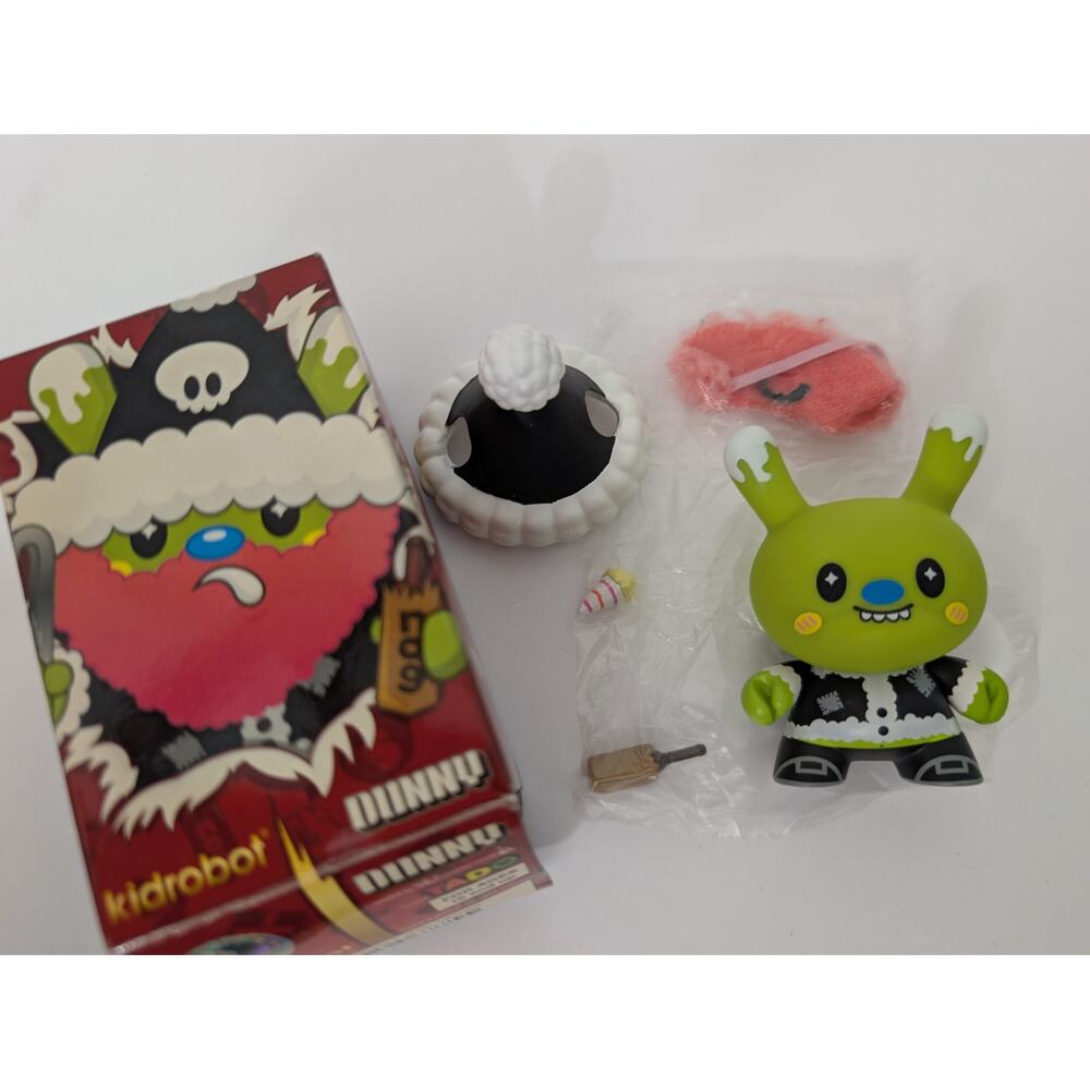 Kidrobot Dunny 2012 Series "Krunk-A-Claus" by Kronk - 3" Vinyl Figure with Box